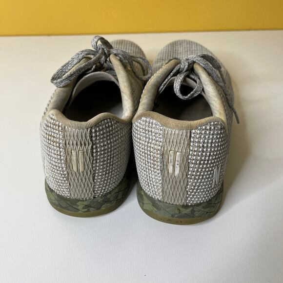 Nobull Athletic Trainer Shoes M9.5 W11 Unisex Gray Heather Camo Sole Lace Up - Picture 5 of 8